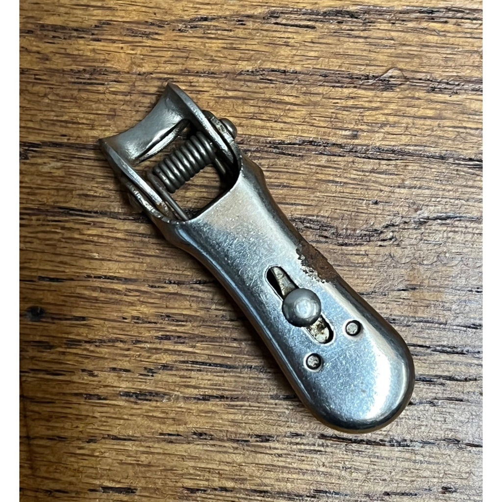 Antique Vintage Ansonia Toe Finger Nail Clippers Spring Lock Patent 1905