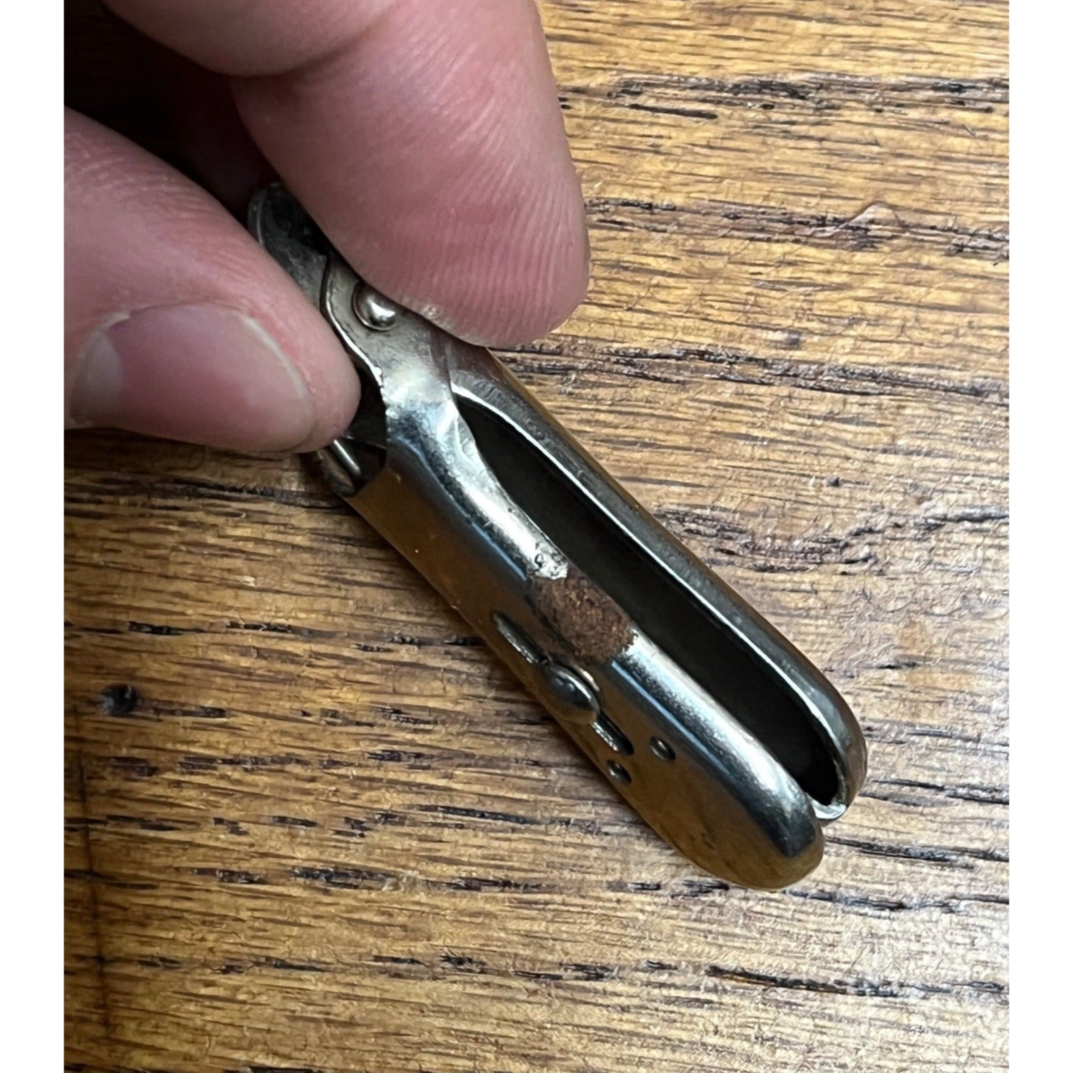 Antique Vintage Ansonia Toe Finger Nail Clippers Spring Lock Patent 1905