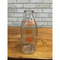 Vintage Keystone Farms Certified Milk ACL Quart Milk Bottle Waukesha WI
