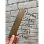 Vintage Blackboard Chalk Holder Wood Wire School Music Teacher Tool 4 Lines