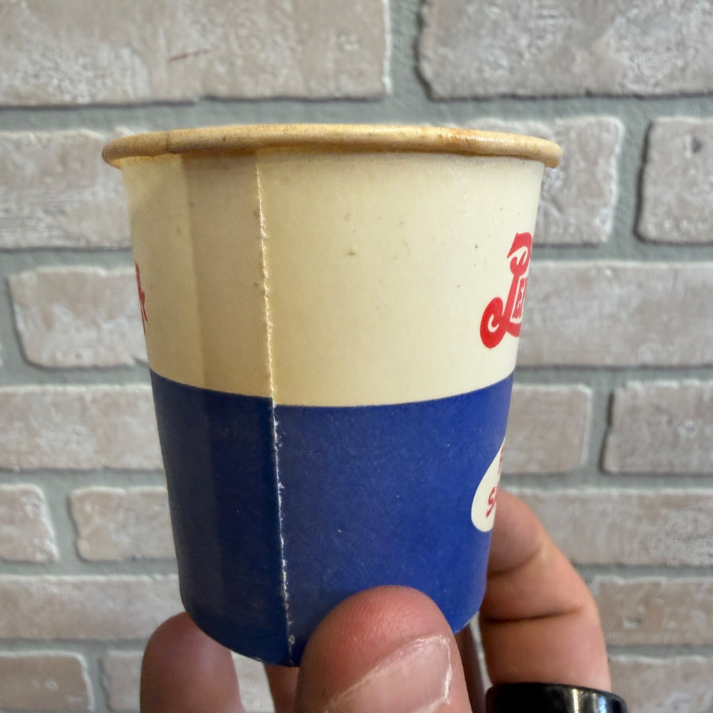 VINTAGE 1940S PEPSI COLA FREE SAMPLE WAX PAPER CUP