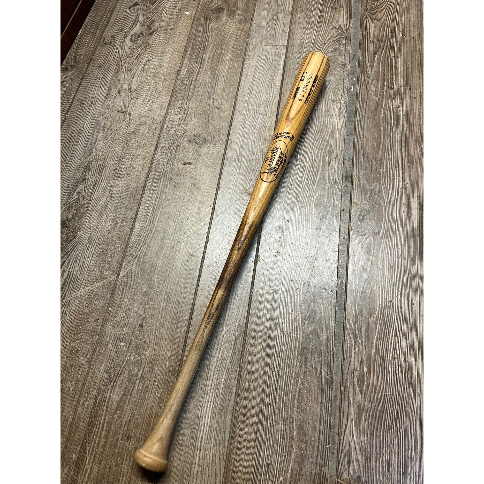 Billy Jo Robidoux Milwaukee Brewers 1986-88 Cracked Game Used Baseball Bat