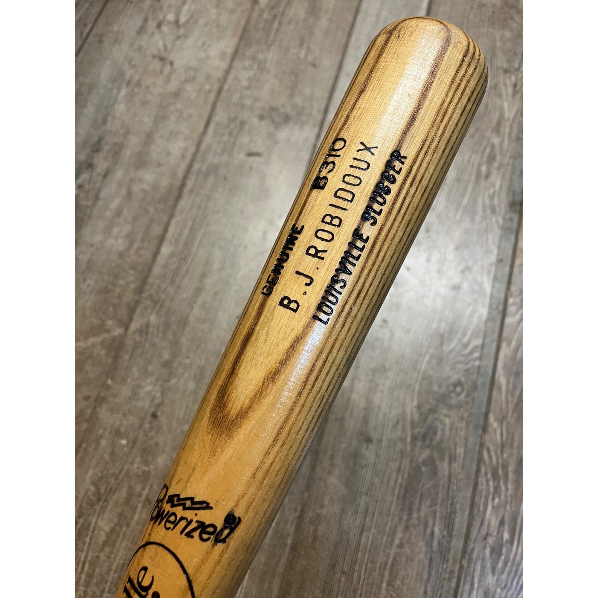 Billy Jo Robidoux Milwaukee Brewers 1986-88 Cracked Game Used Baseball Bat