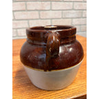 Red Wing Stoneware Advertising Bean Pot Manitowoc Wis WI Otto Pfeifer Store