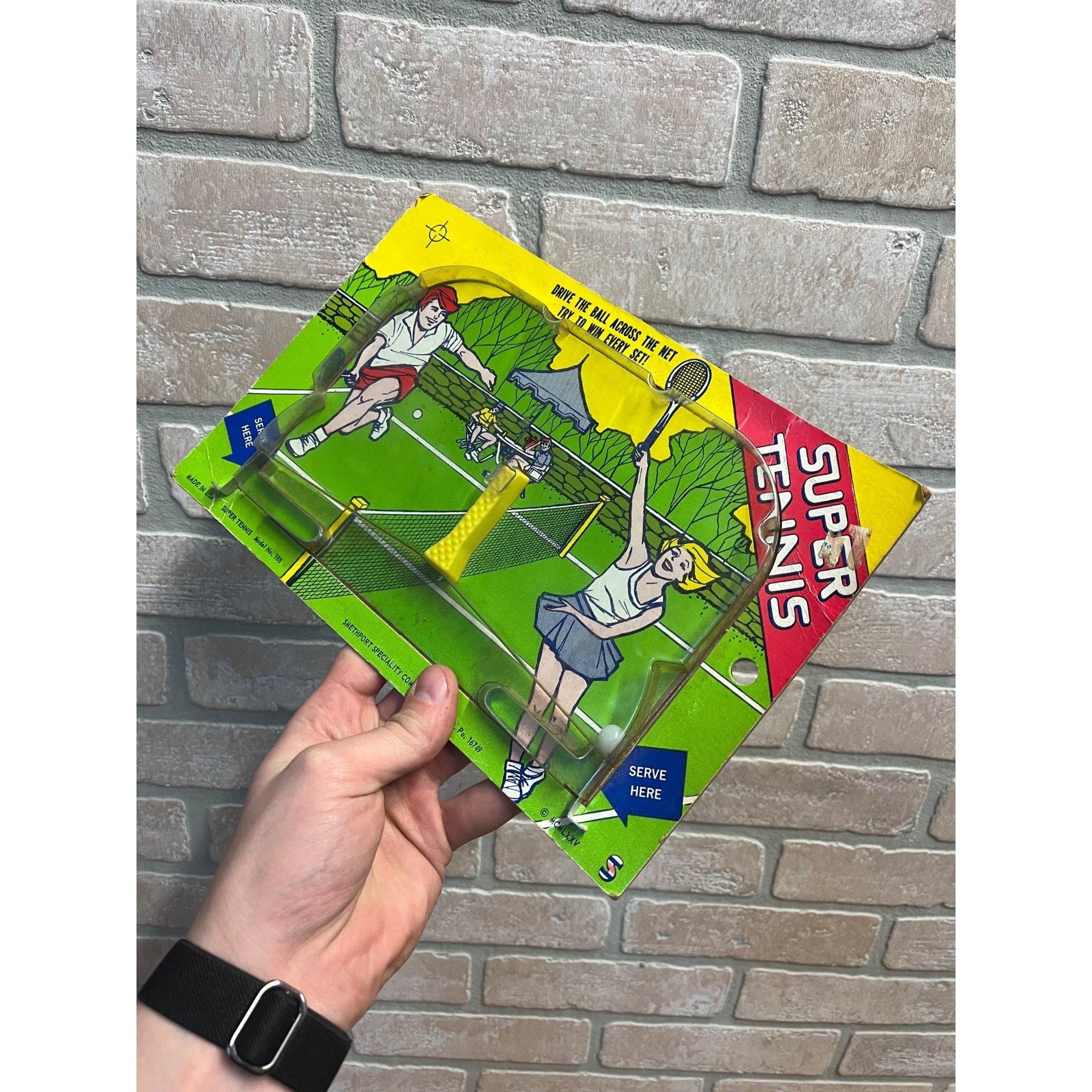 1975 Super Tennis Toy Game Smethport, Pennsylvania Specialty Co. NOS NEW