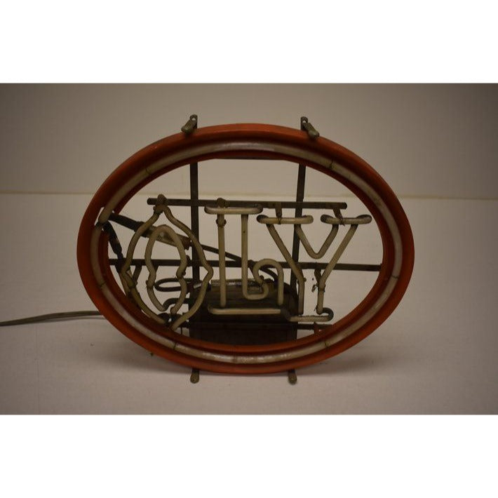 Vintage Olympia Brewing Co Oly Beer Neon Sign Works 20" x 16"