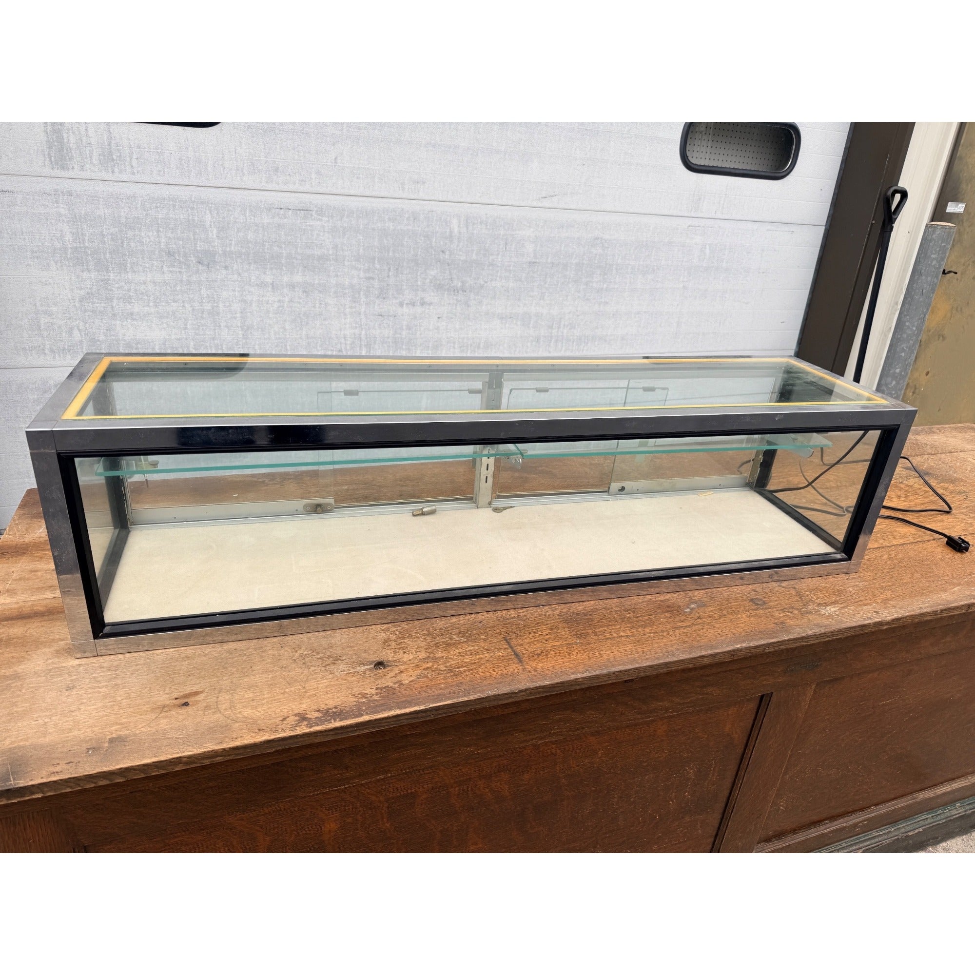 Vintage Glass Countertop Retail Store Display Case
