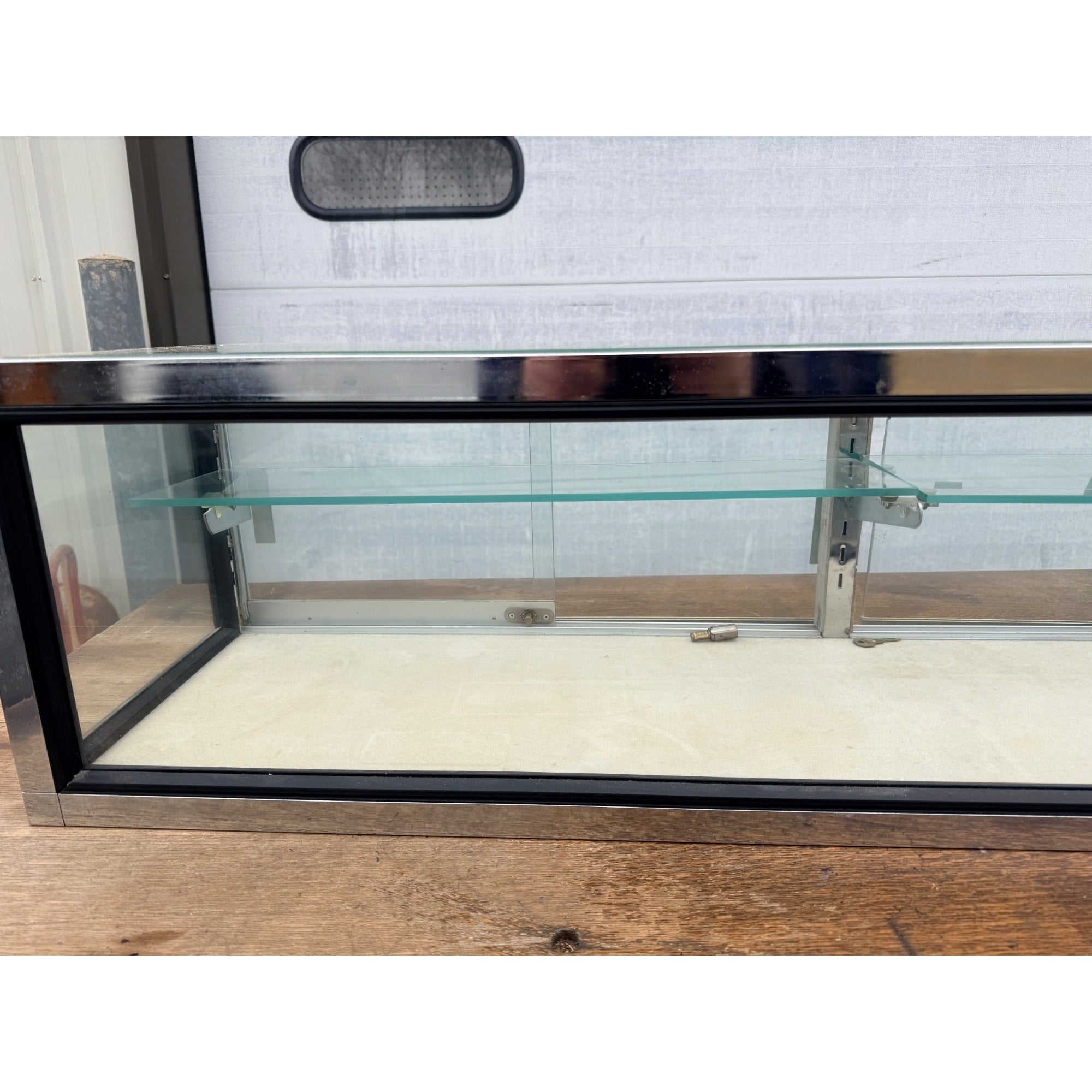 Vintage Glass Countertop Retail Store Display Case