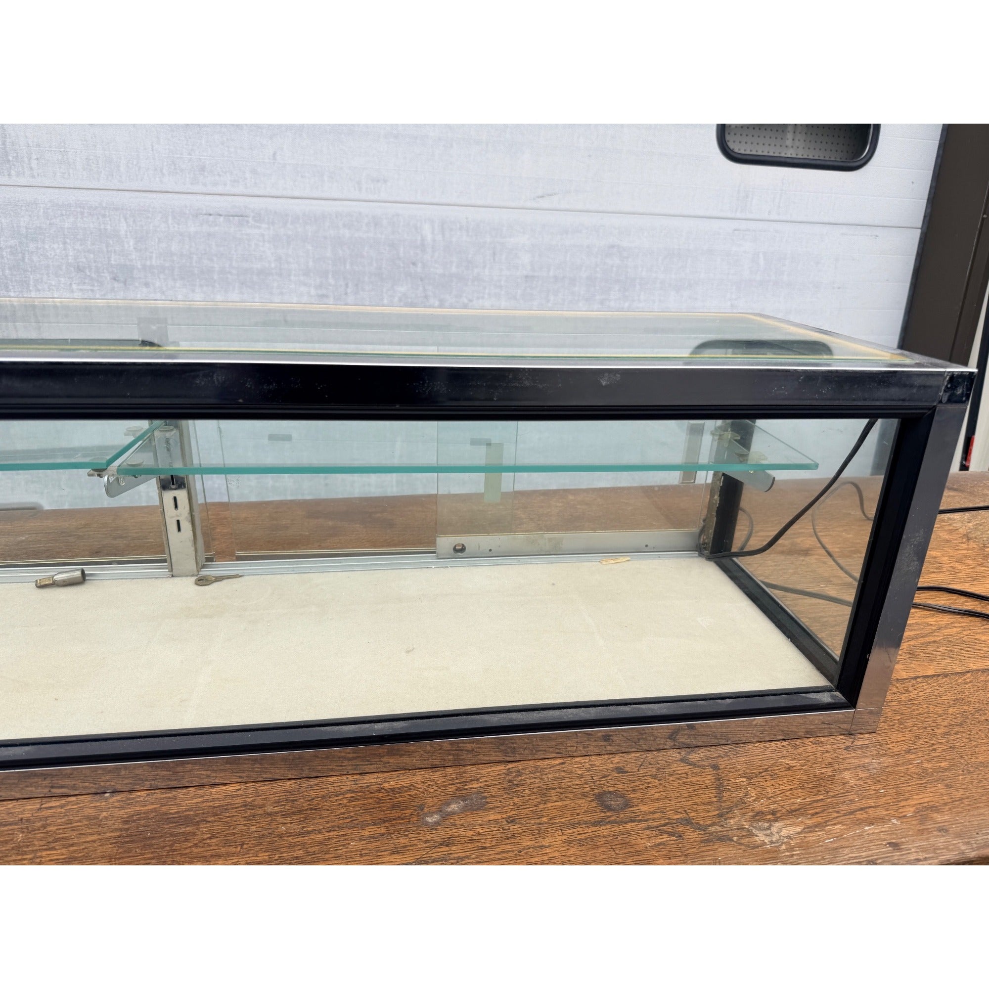 Vintage Glass Countertop Retail Store Display Case
