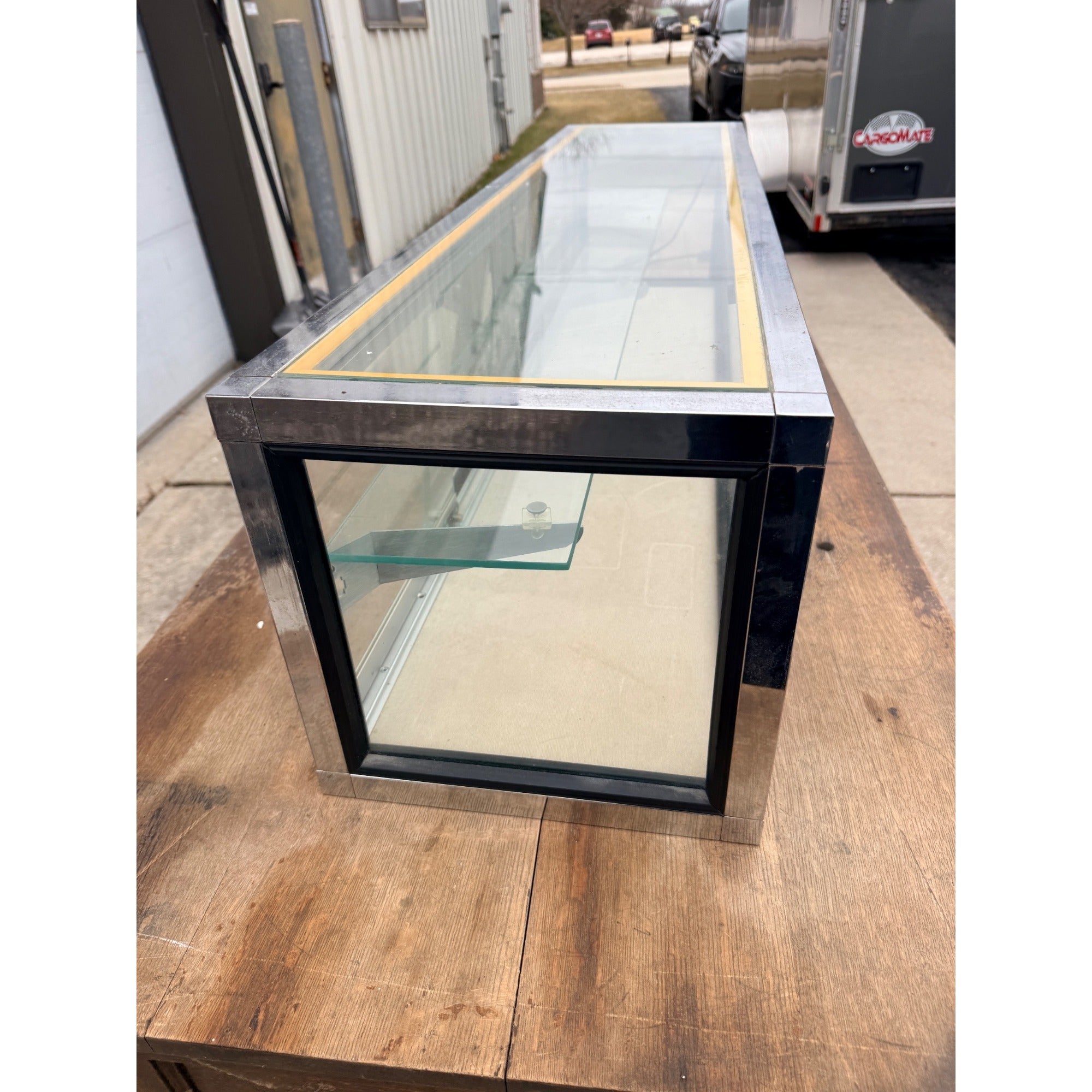 Vintage Glass Countertop Retail Store Display Case
