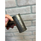 Viintage Gun Powder Shot Measure with Wooden Handle and Adjustable Scoop