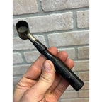 Viintage Gun Powder Shot Measure with Wooden Handle and Adjustable Scoop