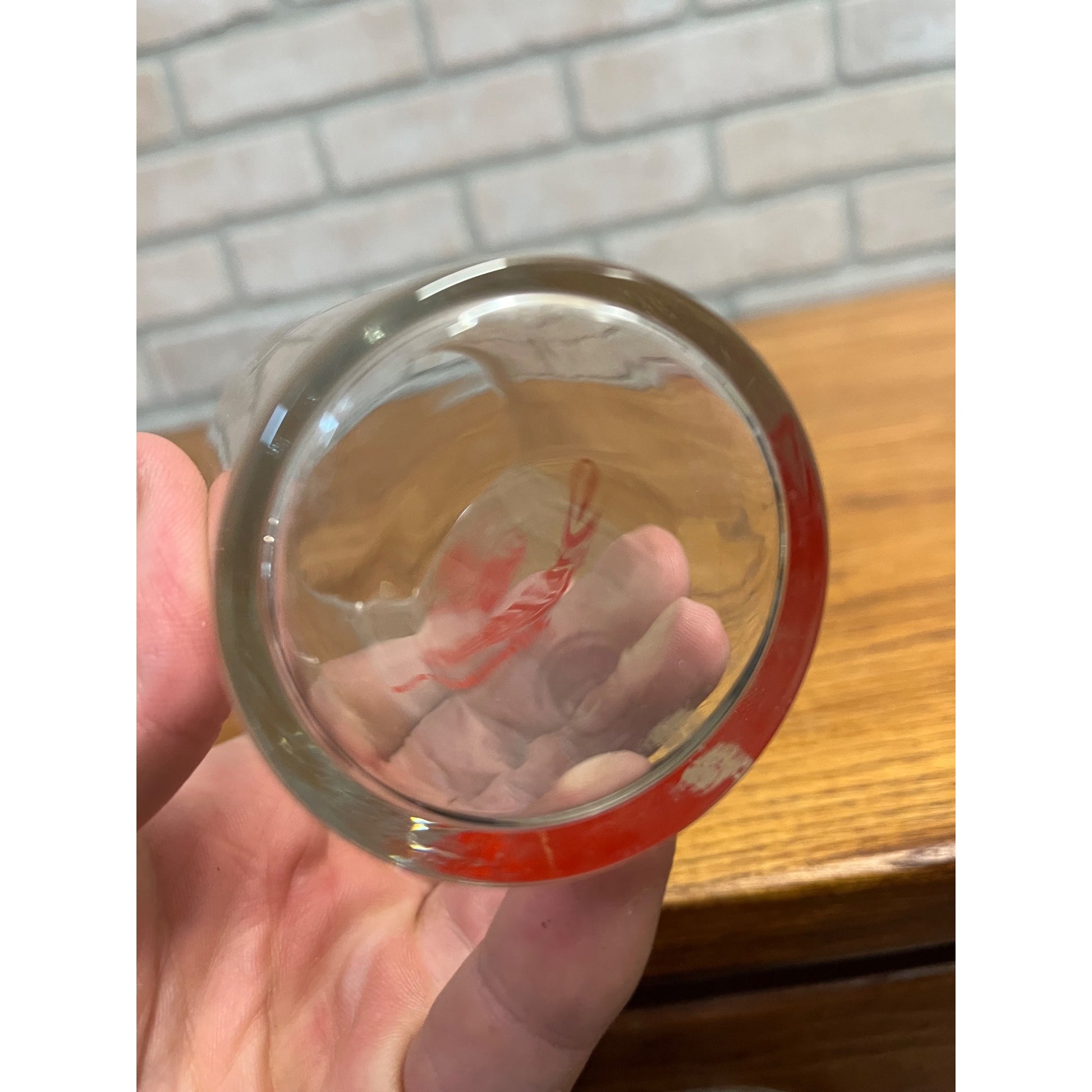 Vintage 1950s Miller High Life Beer Girl on the Moon Shell 4-3/4" Bar Glass