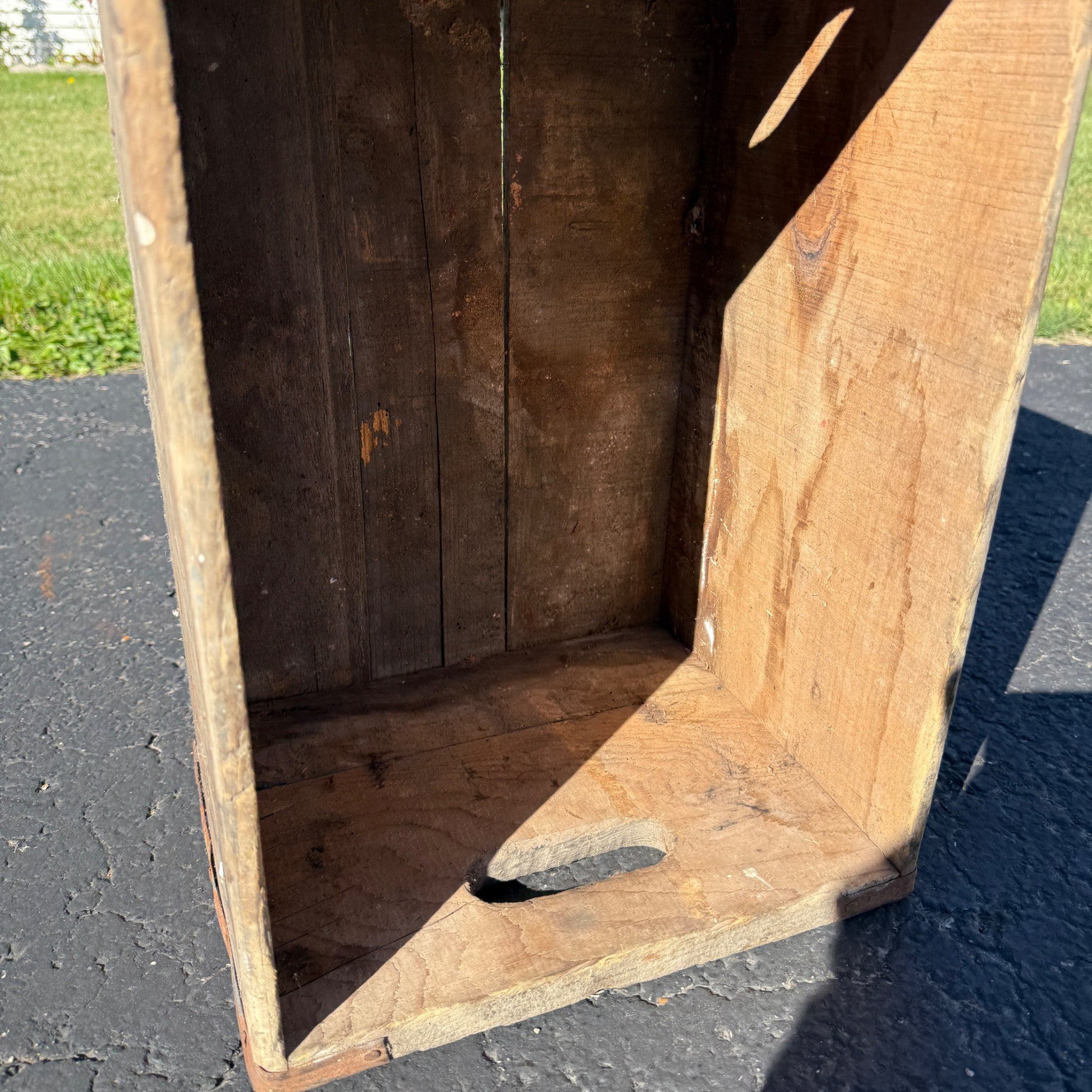 Wooden Beer Crate Oshkosh Brewing Co. Chief Wisconsin Wood Box