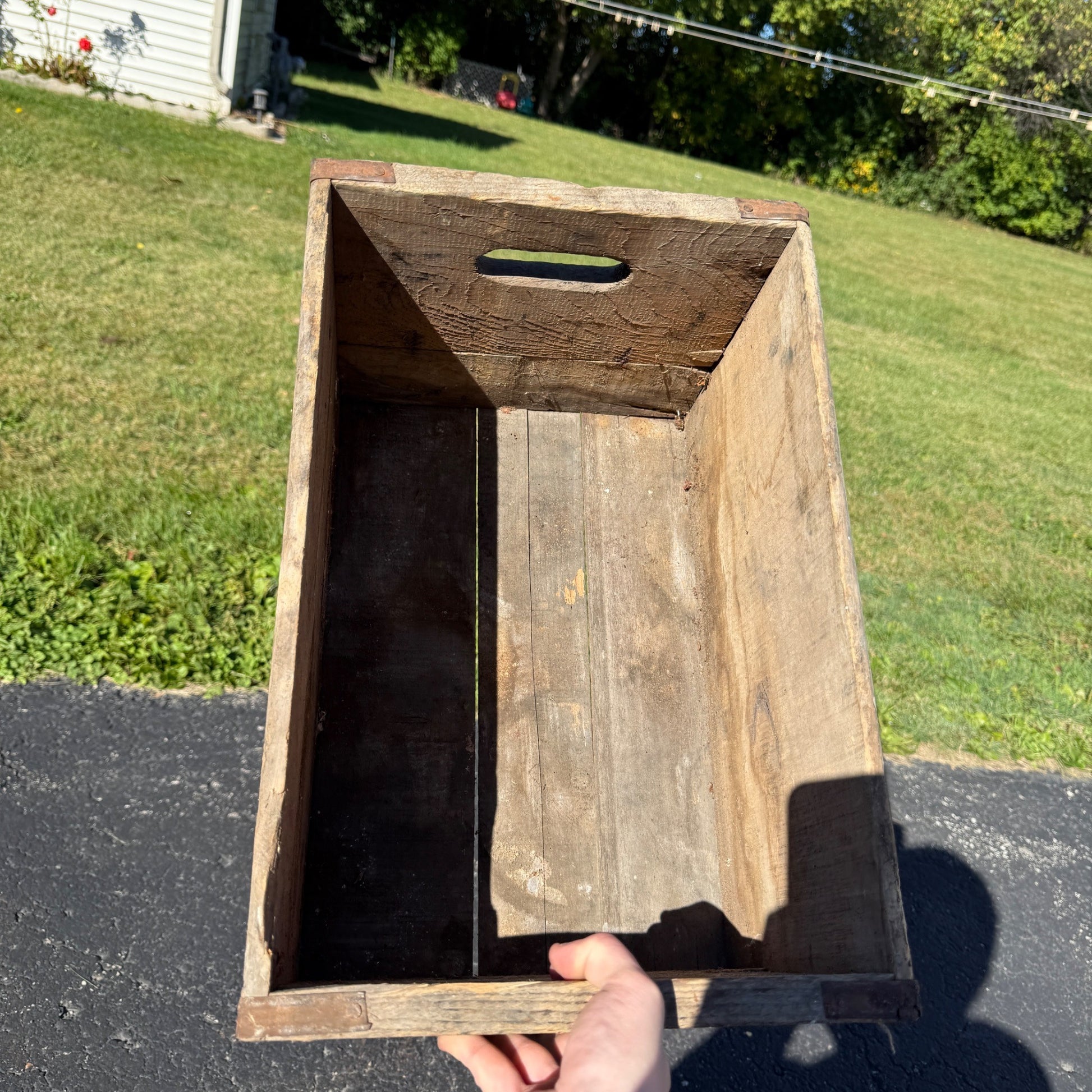 Wooden Beer Crate Oshkosh Brewing Co. Chief Wisconsin Wood Box