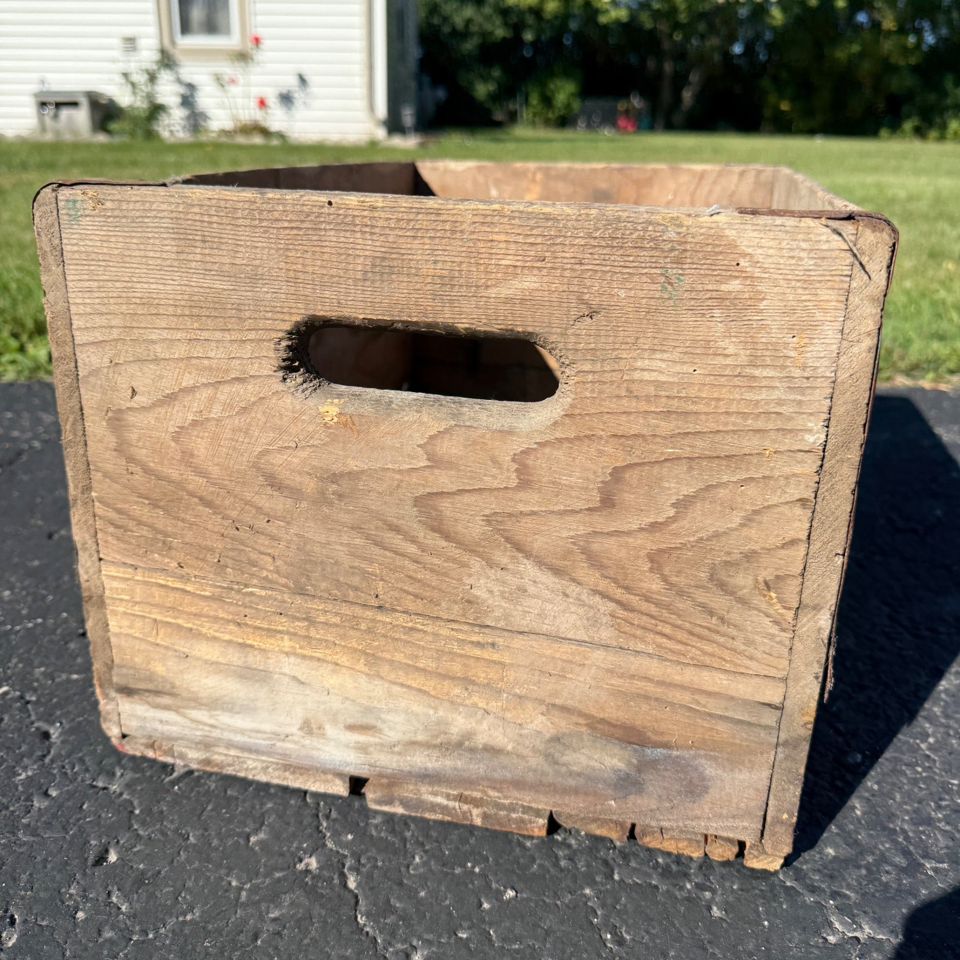 Wooden Beer Crate Oshkosh Brewing Co. Chief Wisconsin Wood Box