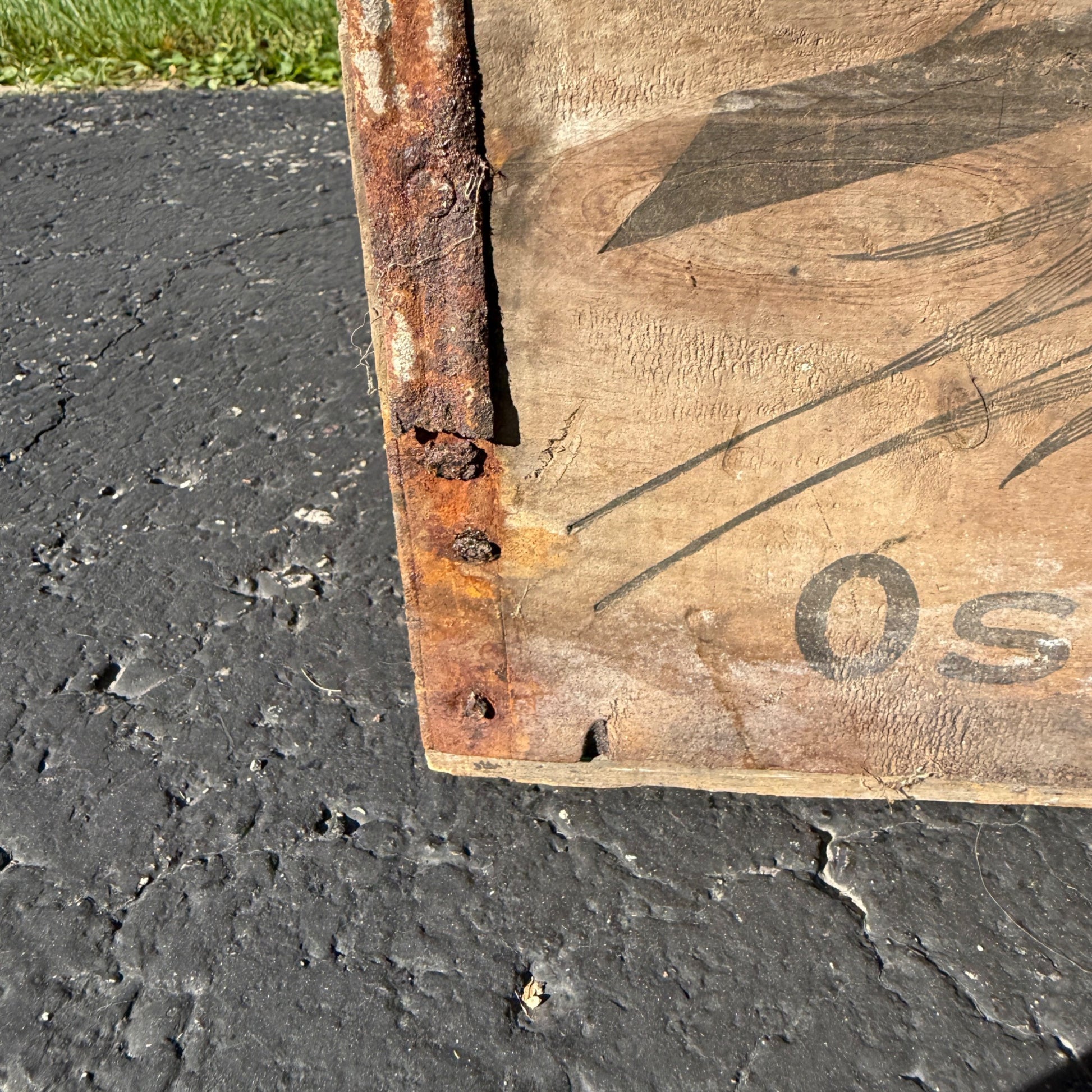 Wooden Beer Crate Oshkosh Brewing Co. Chief Wisconsin Wood Box