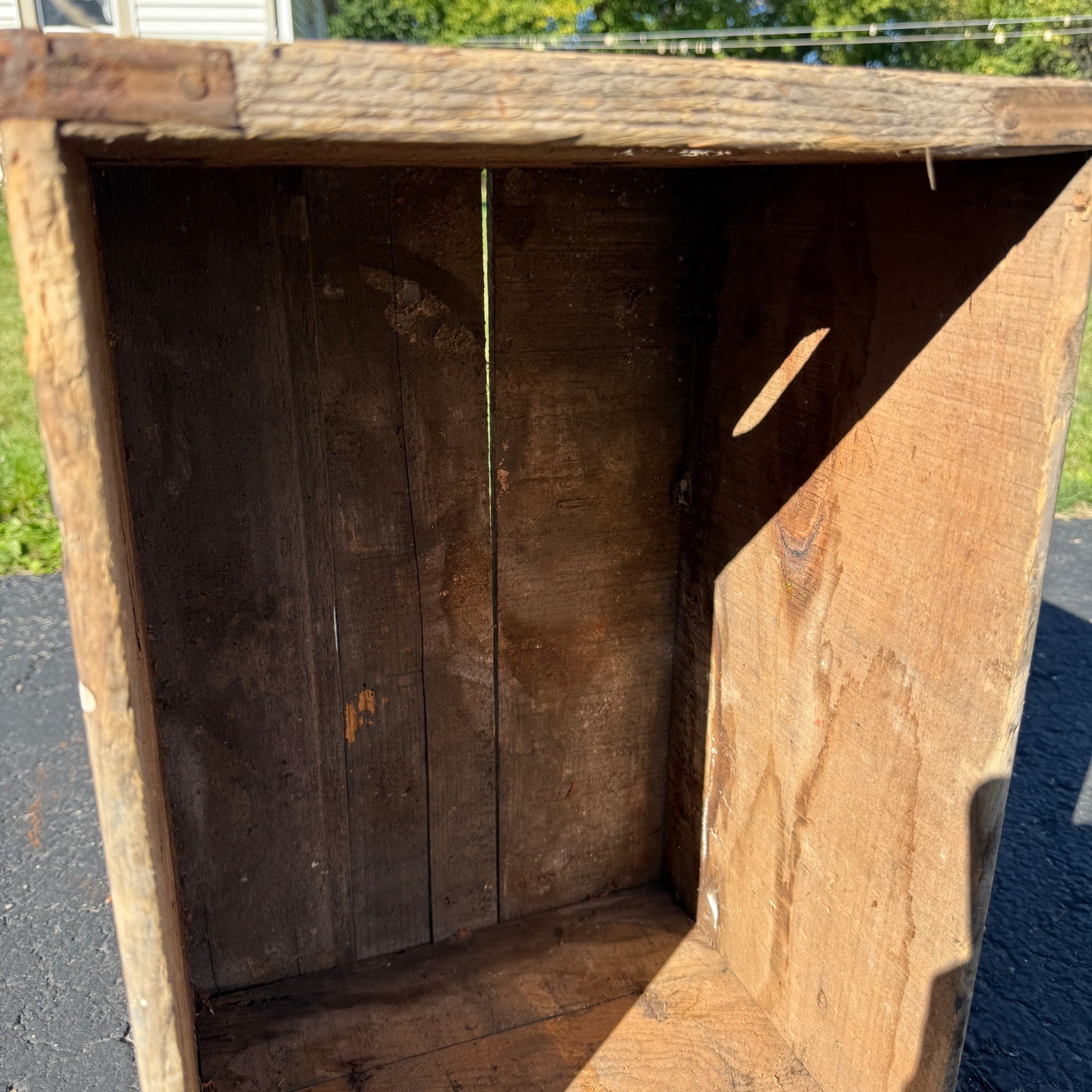 Wooden Beer Crate Oshkosh Brewing Co. Chief Wisconsin Wood Box
