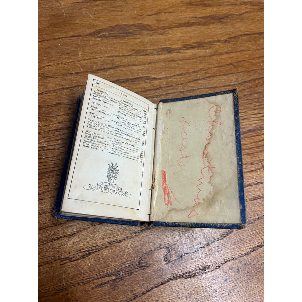 The Language of Flowers Poetically Expressed 1847 Antique Flower Language Book