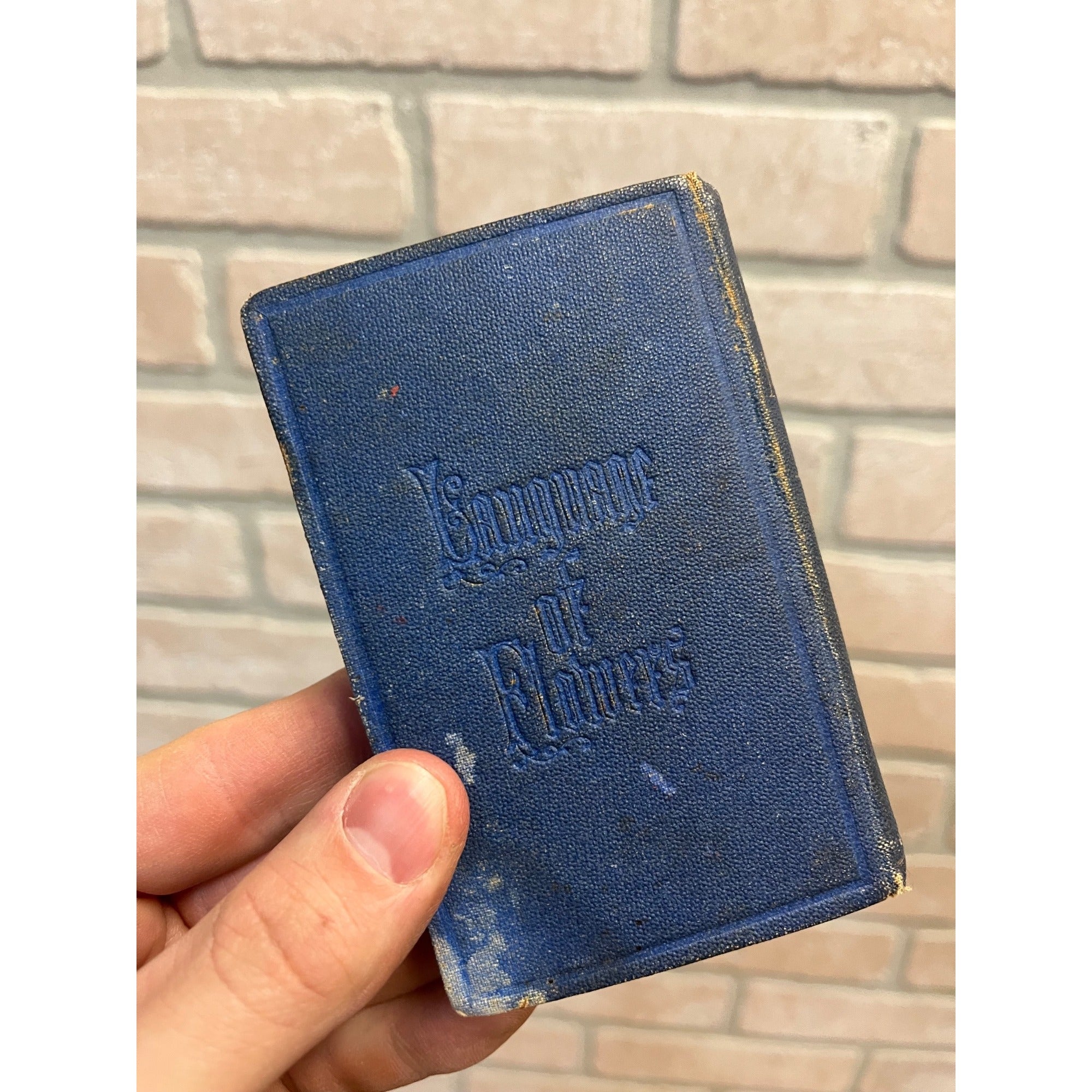 The Language of Flowers Poetically Expressed 1847 Antique Flower Language Book