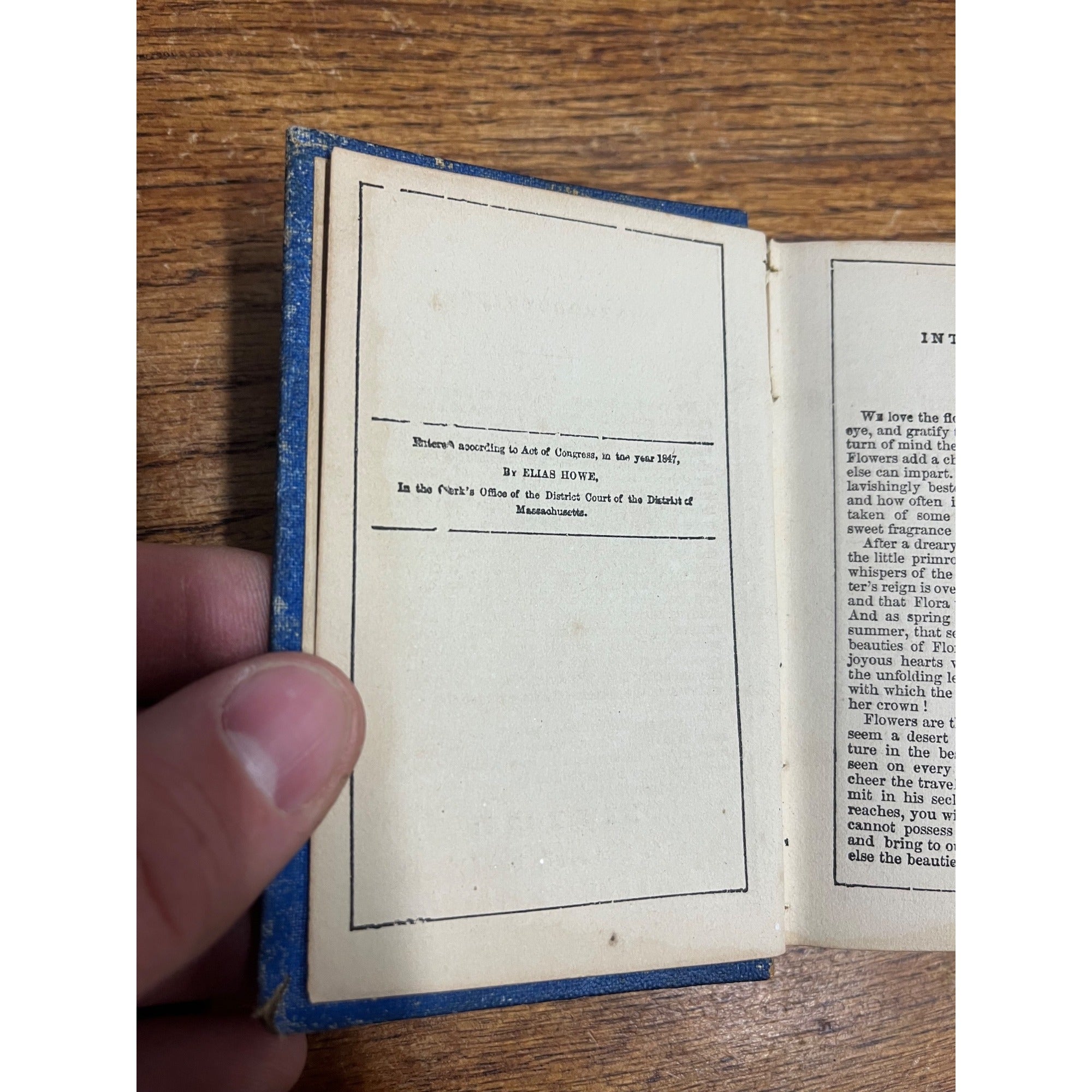 The Language of Flowers Poetically Expressed 1847 Antique Flower Language Book