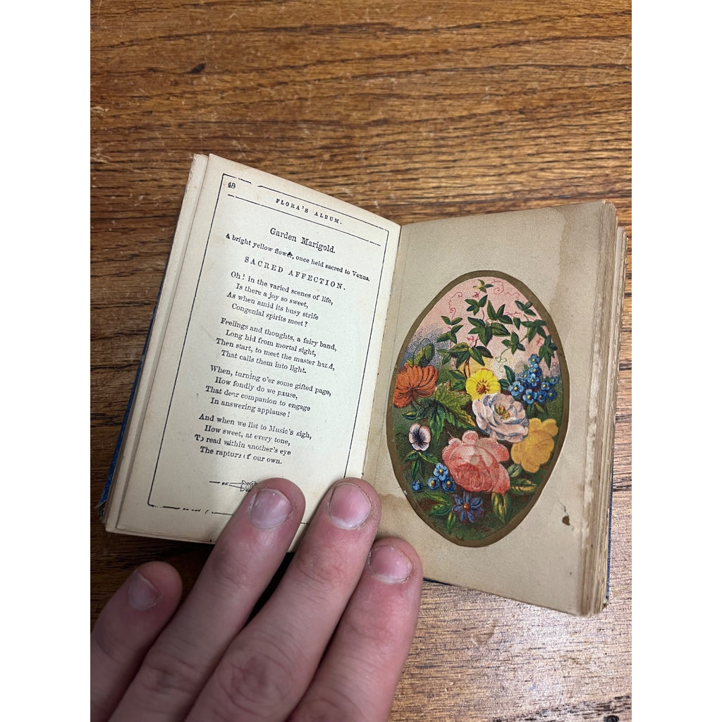 The Language of Flowers Poetically Expressed 1847 Antique Flower Language Book