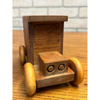 Vintage Wooden Delivery Truck Savings Bank Modern Office Procedures Delivers 1979 Toystalgia Golden Valley, MN. Piggy Bank