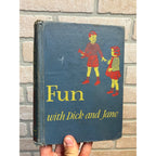 Vintage 1940 Fun with Dick & Jane Hardcover Children's Book 1st Edition