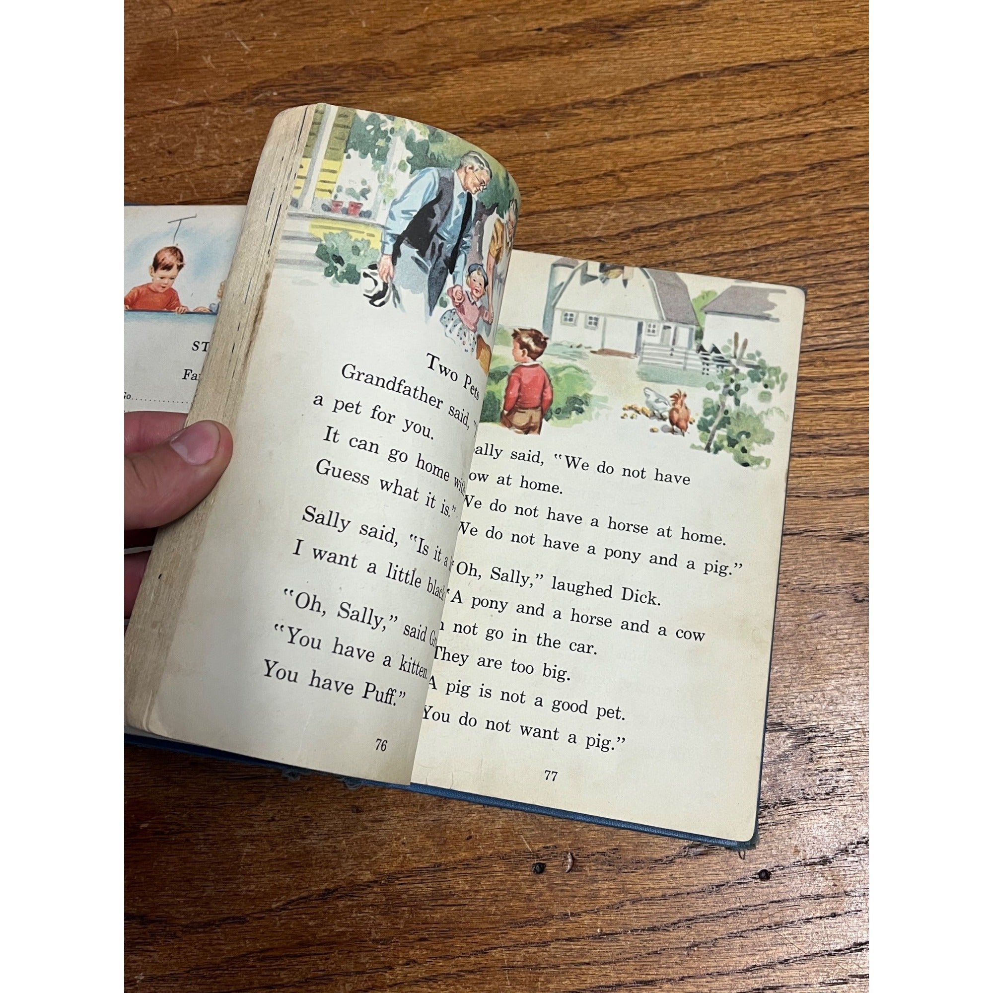 Vintage 1940 Fun with Dick & Jane Hardcover Children's Book 1st Edition