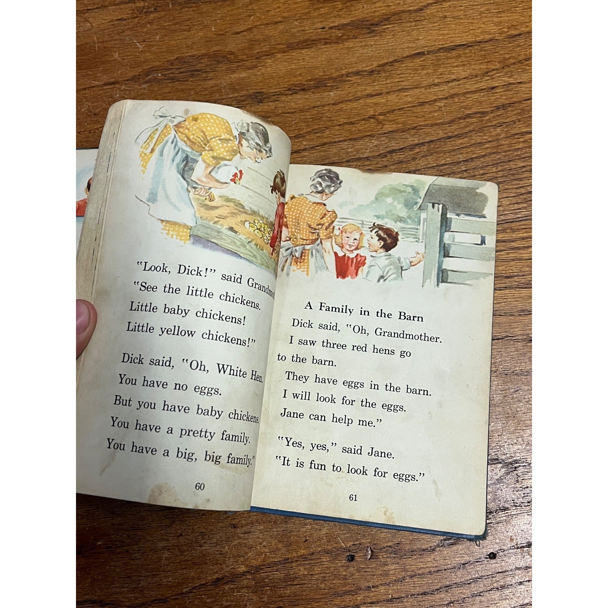 Vintage 1940 Fun with Dick & Jane Hardcover Children's Book 1st Edition