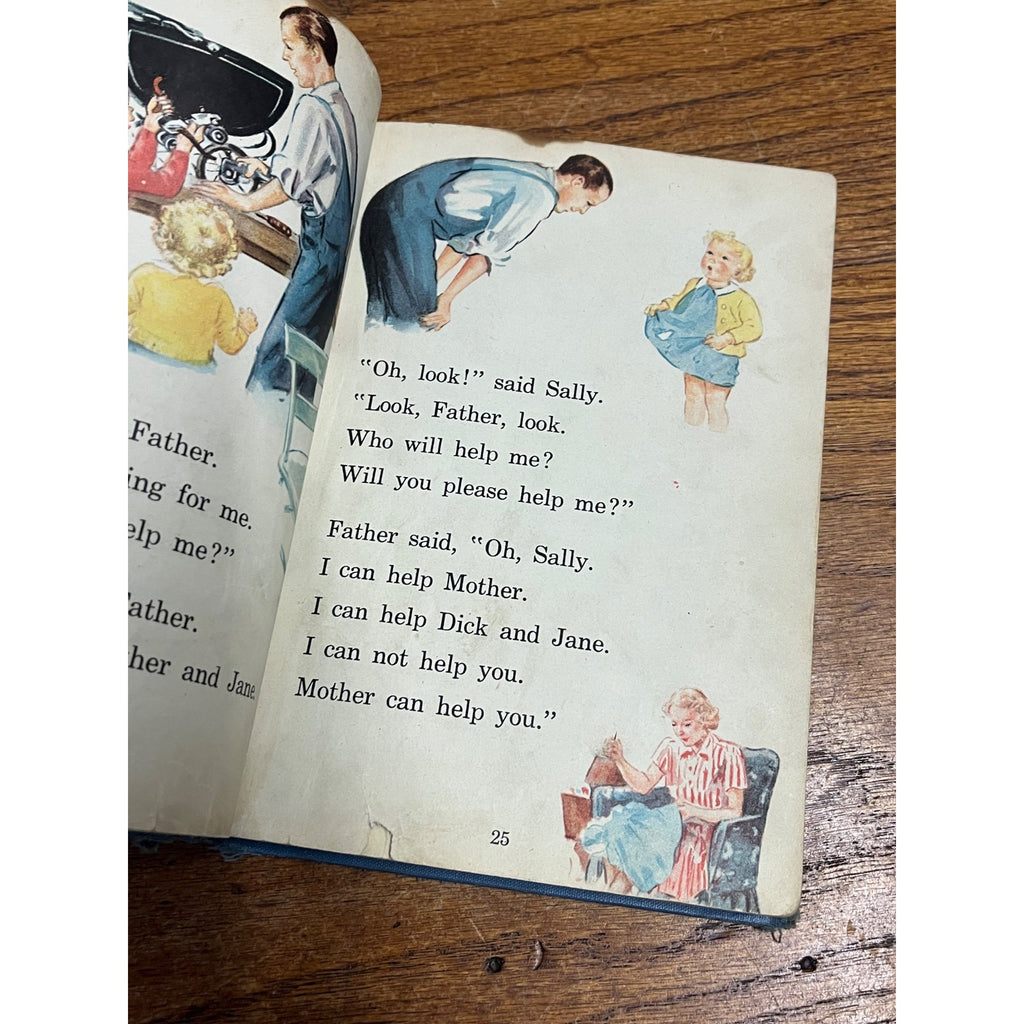 Vintage 1940 Fun with Dick & Jane Hardcover Children's Book 1st Edition
