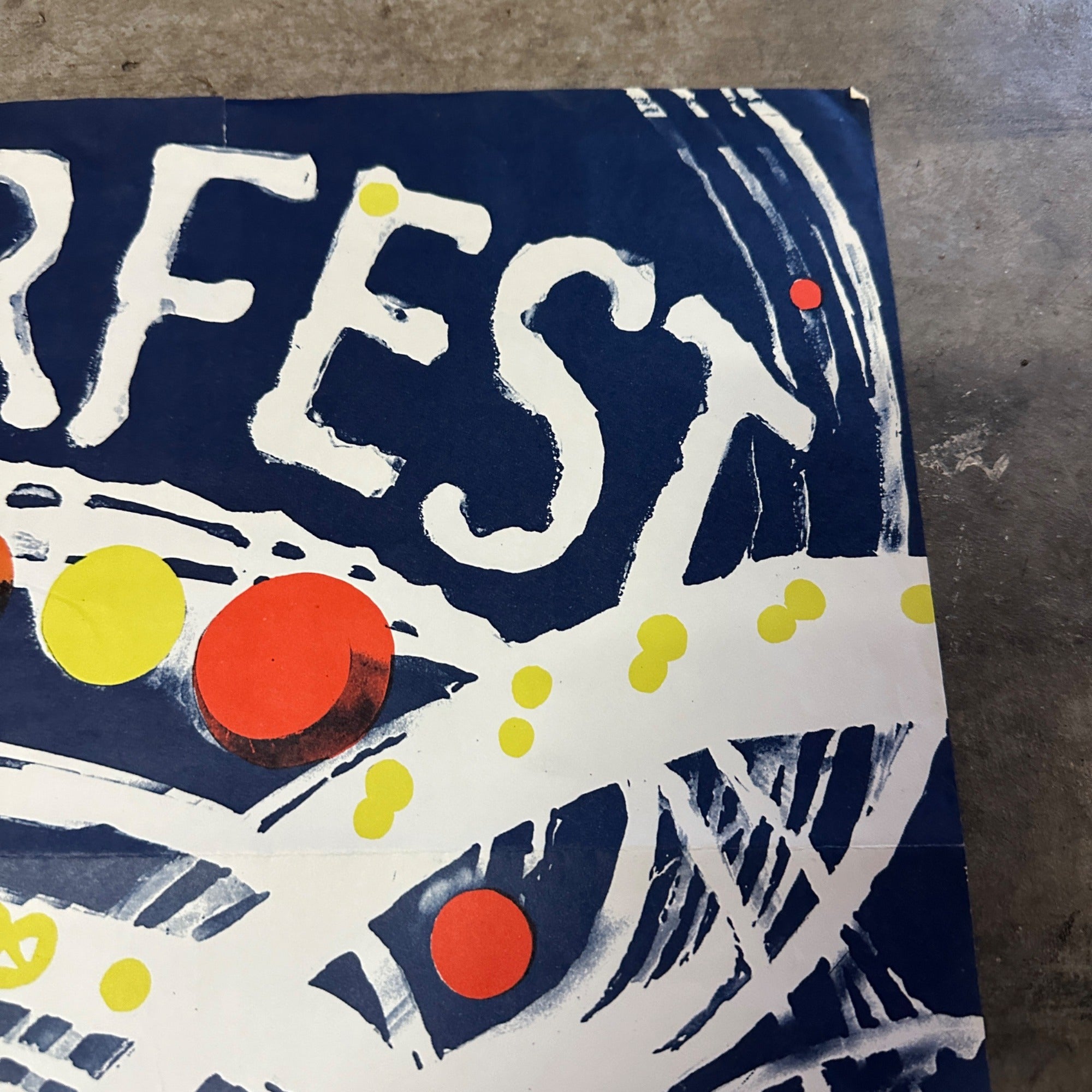 Vintage Original 1971 Poster Oktoberfest Oktoberfest in Munich Munchen Great Condition