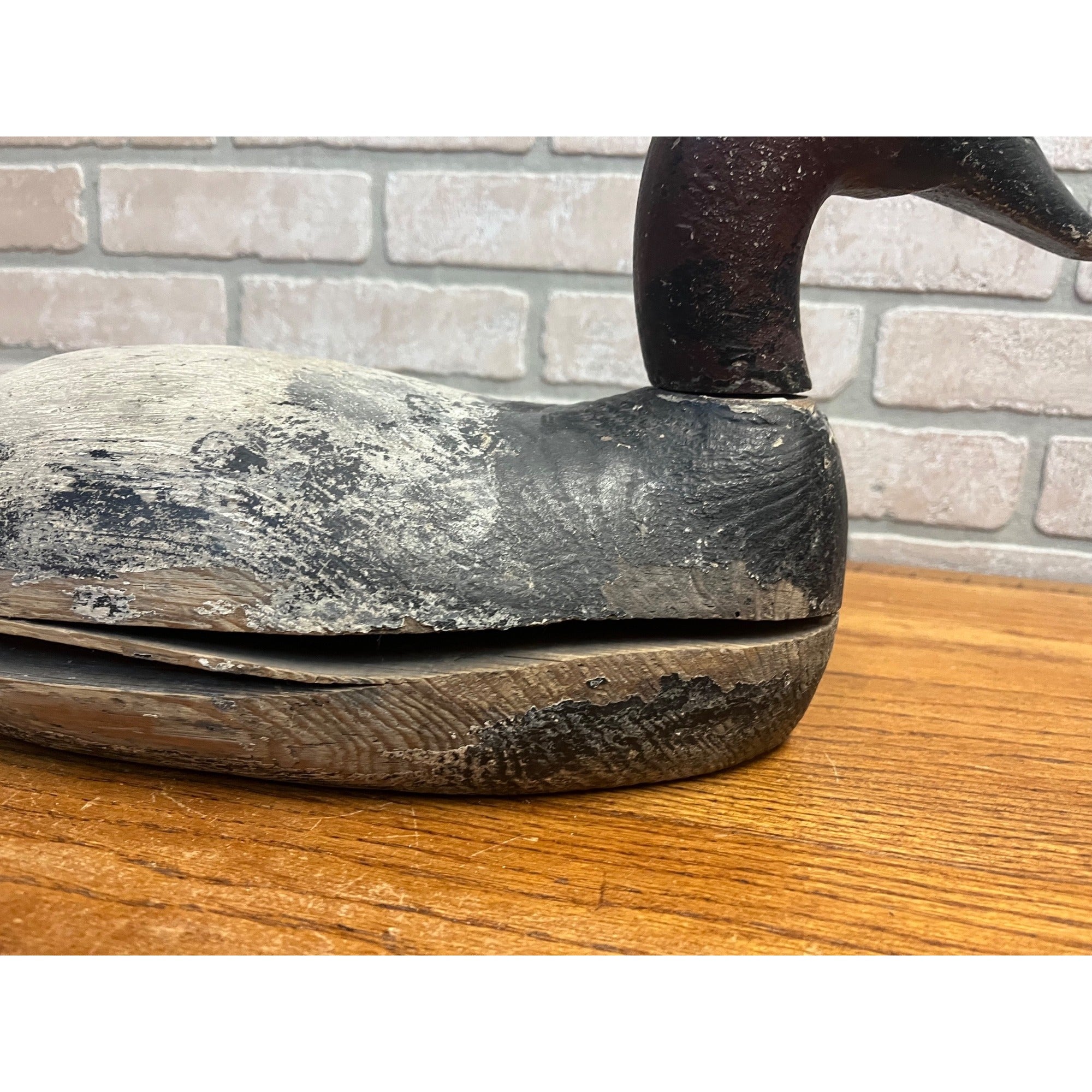 Vintage Wisconsin Find Wooden Duck Decoy Canvasback