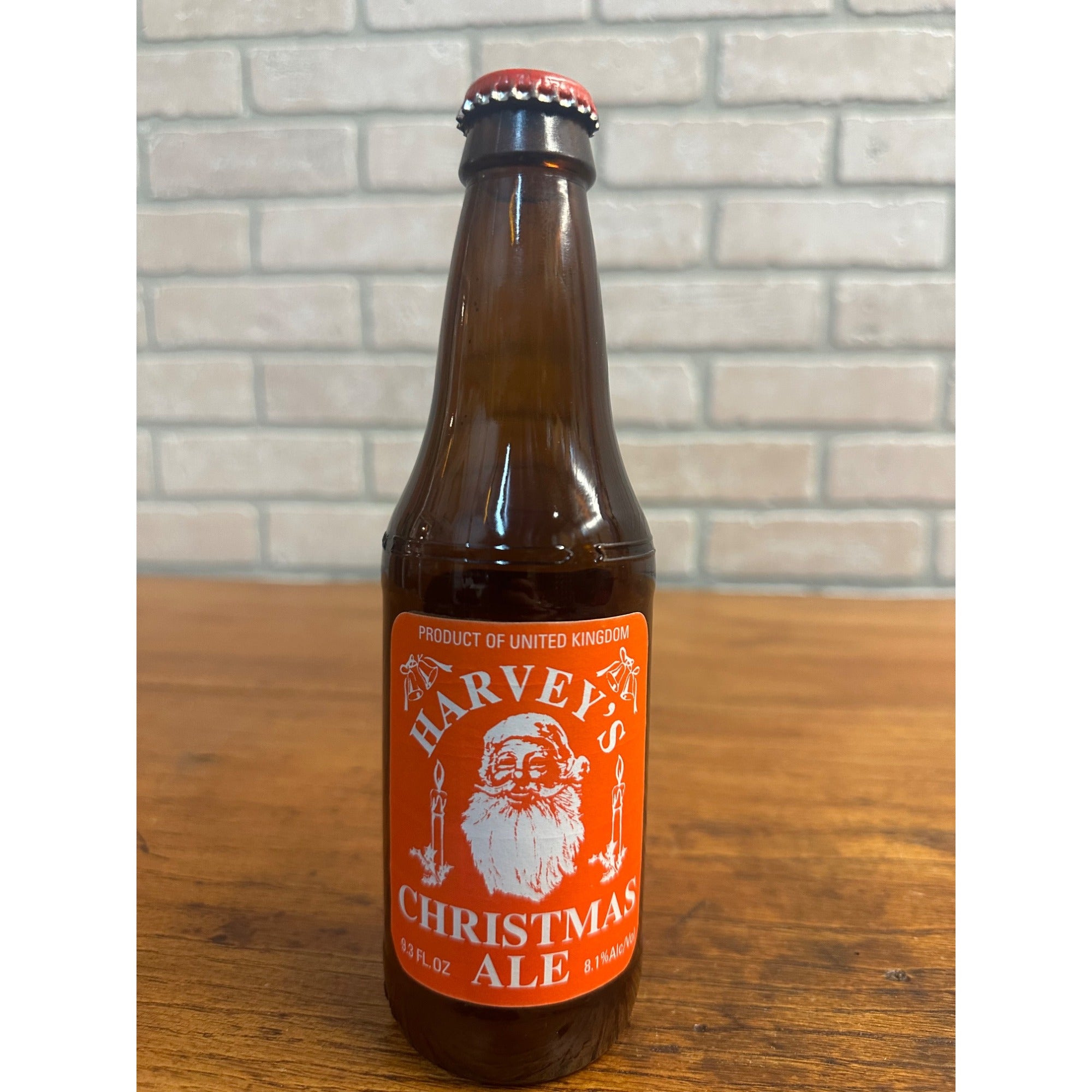 Vintage Harvey's Christmas Ale Beer 9.3oz Bottle Label United Kingdom