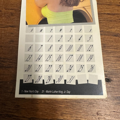 Vintage Matco Tools Pinup Girl Calendar Advertising