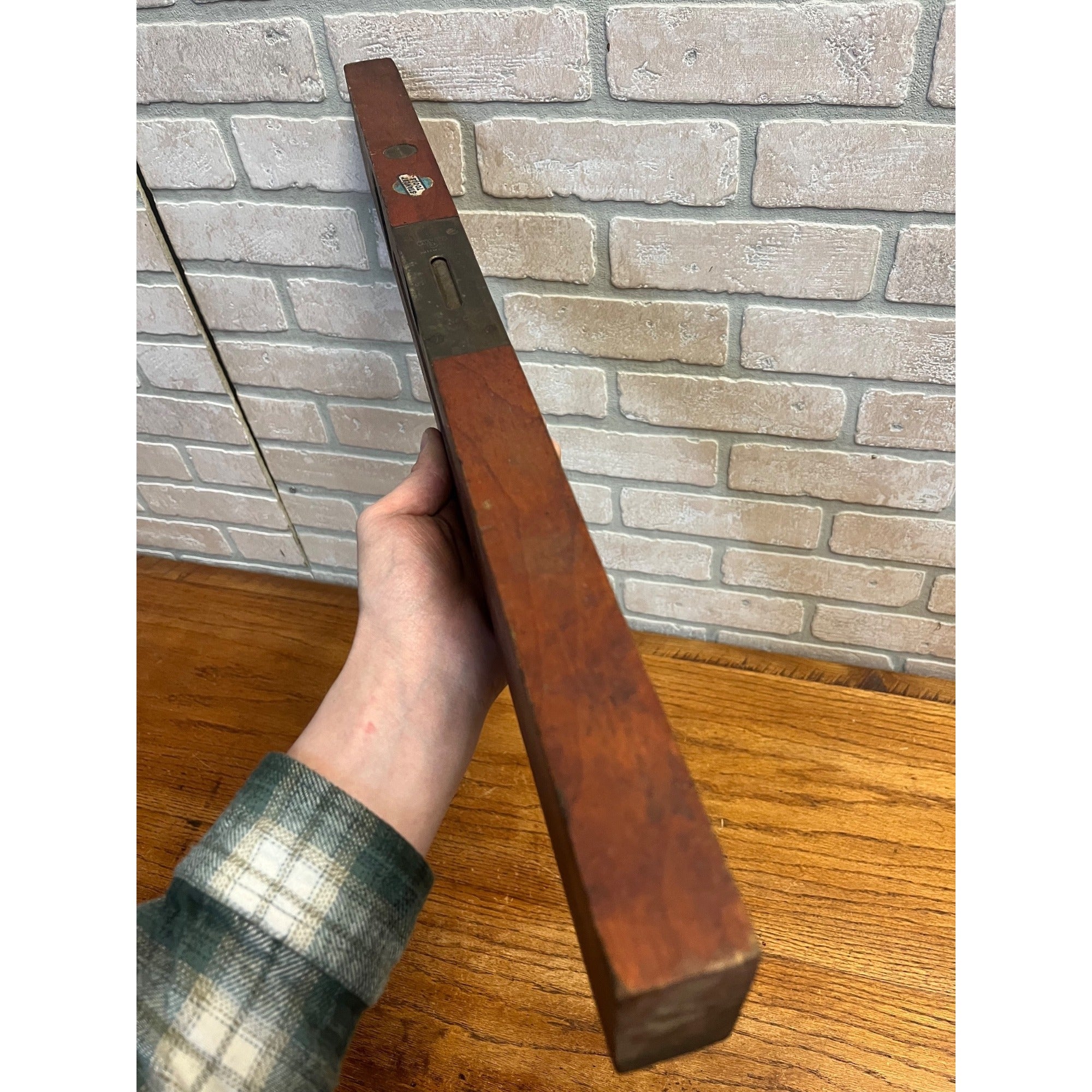 Stanley Sweetheart Brass Wood Level Woodworking Carpenter's Tool 24" Long