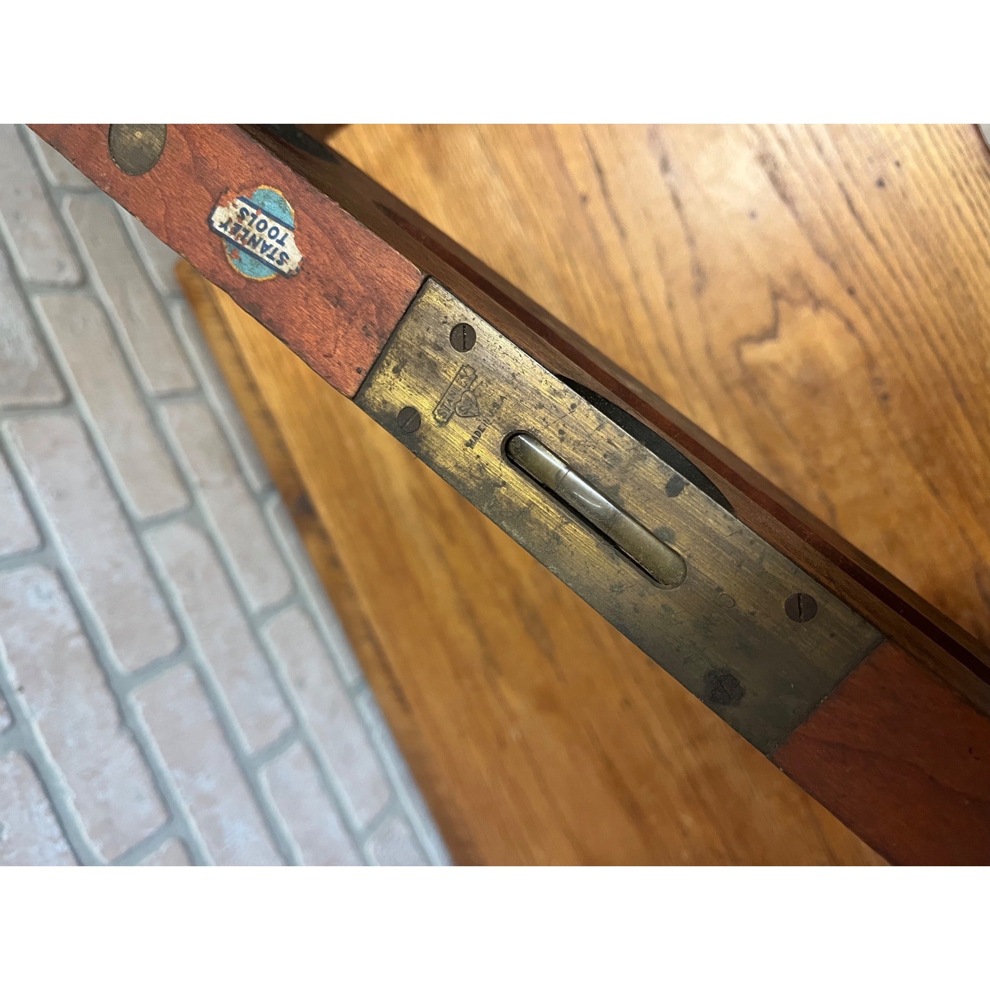 Stanley Sweetheart Brass Wood Level Woodworking Carpenter's Tool 24" Long