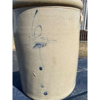 Antique Primitive Red Wing Salt Glaze 6 Gallon Bee Sting Stoneware Crock 1880s