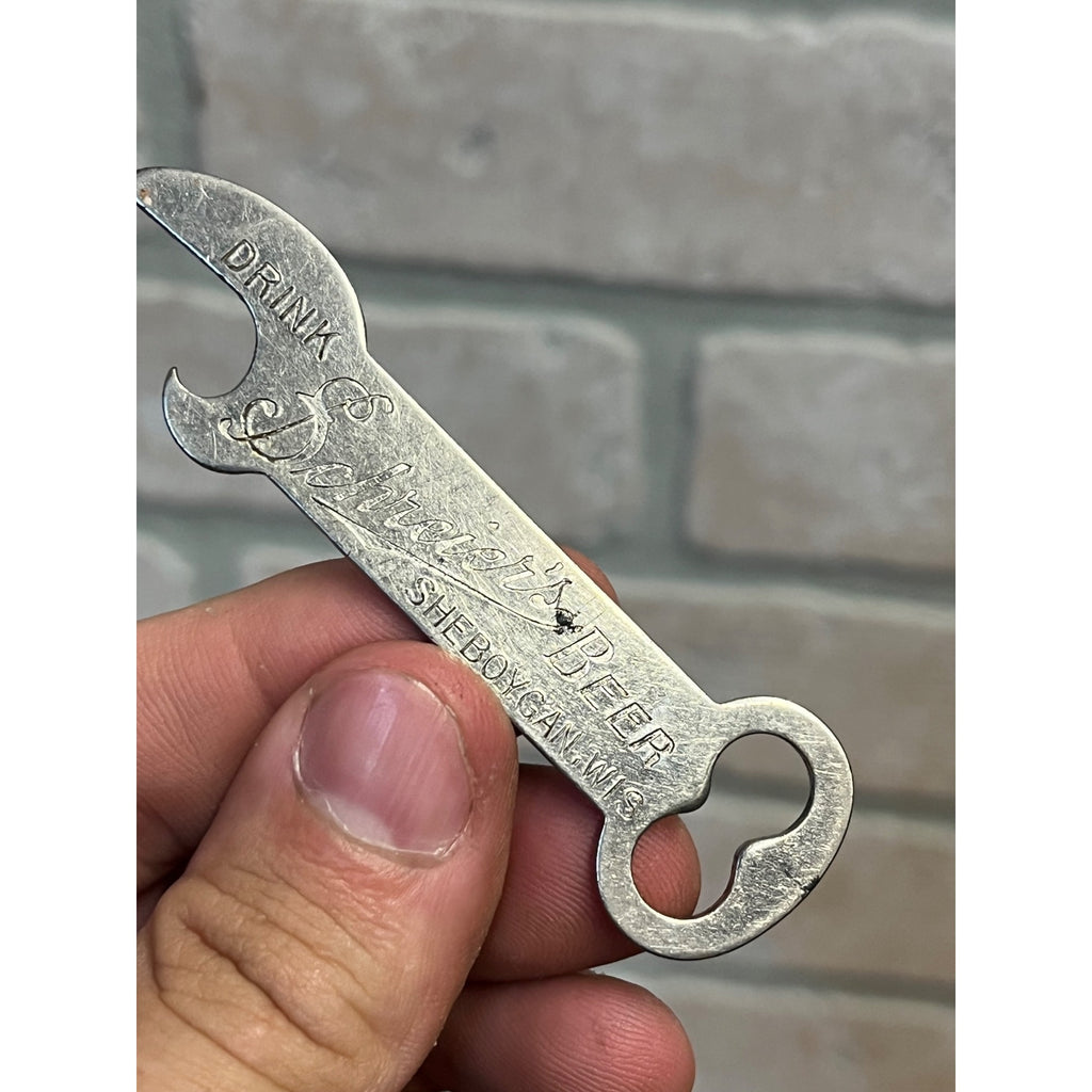 Vintage 1910s Schreier Beer Sheboygan WI Key Bottle Opener Figural