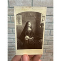 Original Carte de Visite CDV Painting of Beatrice Cenci in Prison Italian