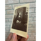 Original Carte de Visite CDV Painting of Beatrice Cenci in Prison Italian