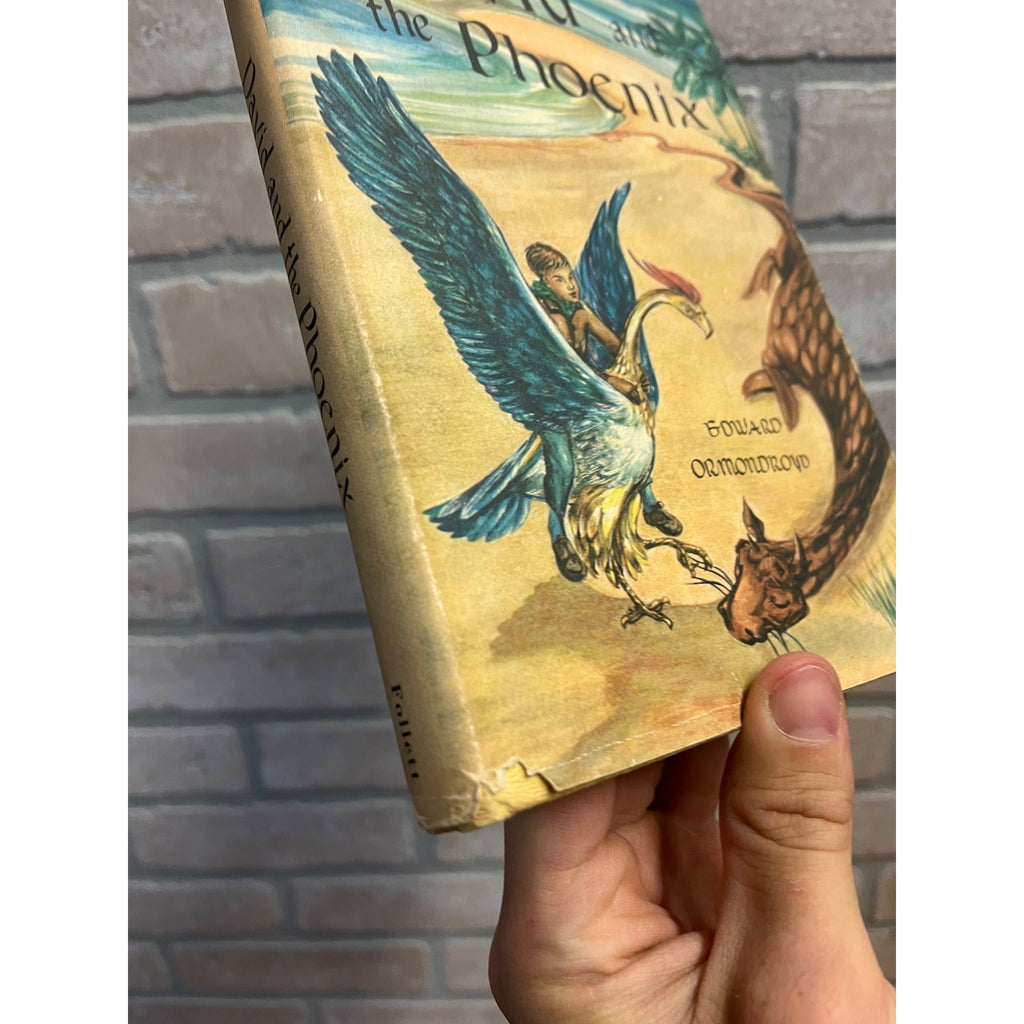 1958 David and the Phoenix By Edward Ormondroyd Hardcover Book Antique Vintage