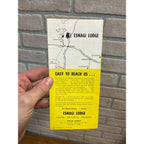 Vintage 1950s Esnagi Lodge Franz Ontario Canada Travel Brochure Fishing