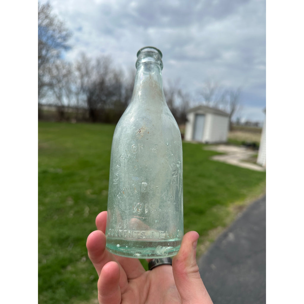 SCARCE Halbach & Lenz Fond du Lac Wisconsin Soda Bottle 8oz