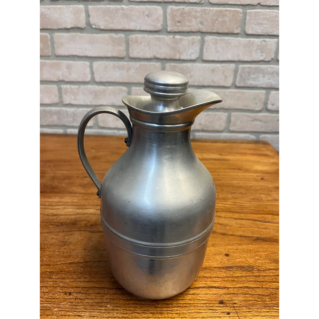 Vintage 1940's Aluminium/Chrome picnic Thermos flask No 450