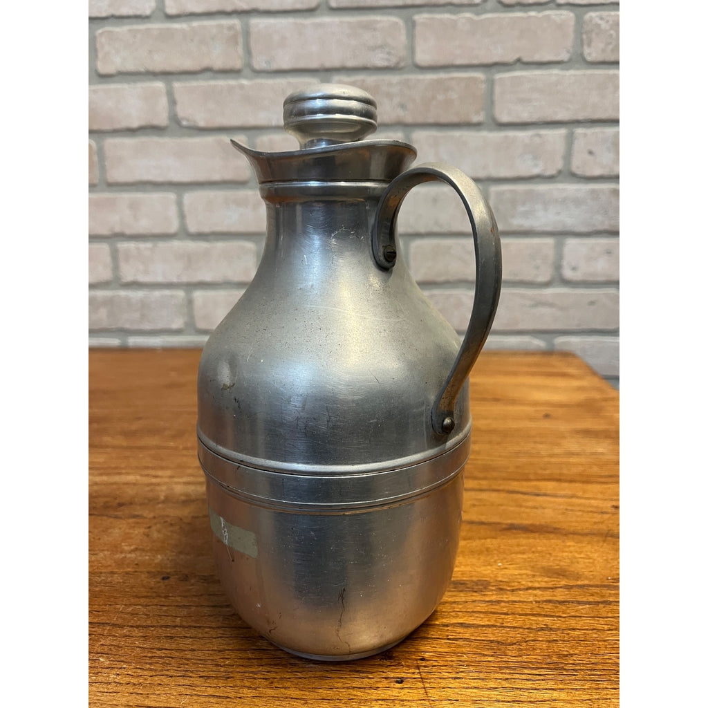 Vintage 1940's Aluminium/Chrome picnic Thermos flask No 450