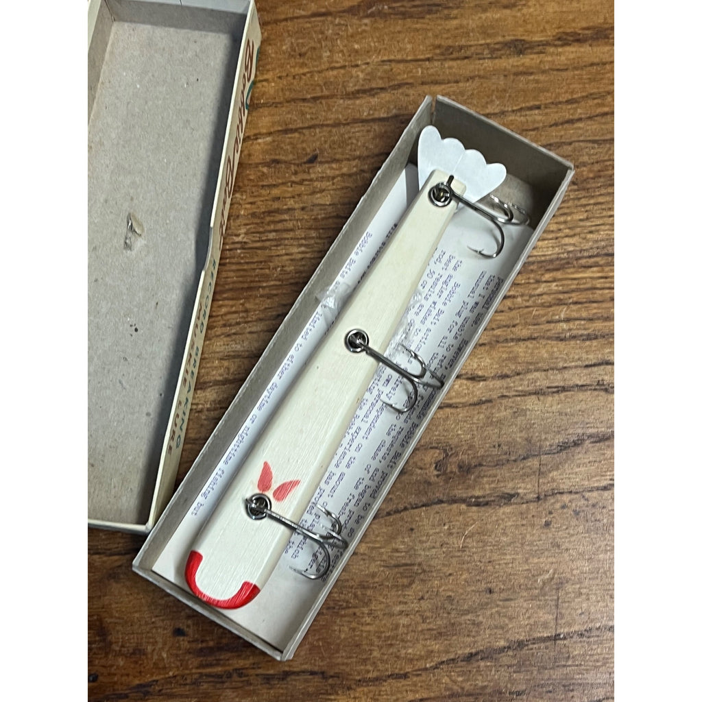 Vintage Bobbie Bait 9" Musky Fishing Lure Appleton Wisconsin w/ Original Box
