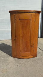 Antique Early American Corner Cupboard Primitive Country Pantry Small Jelly Cabinet