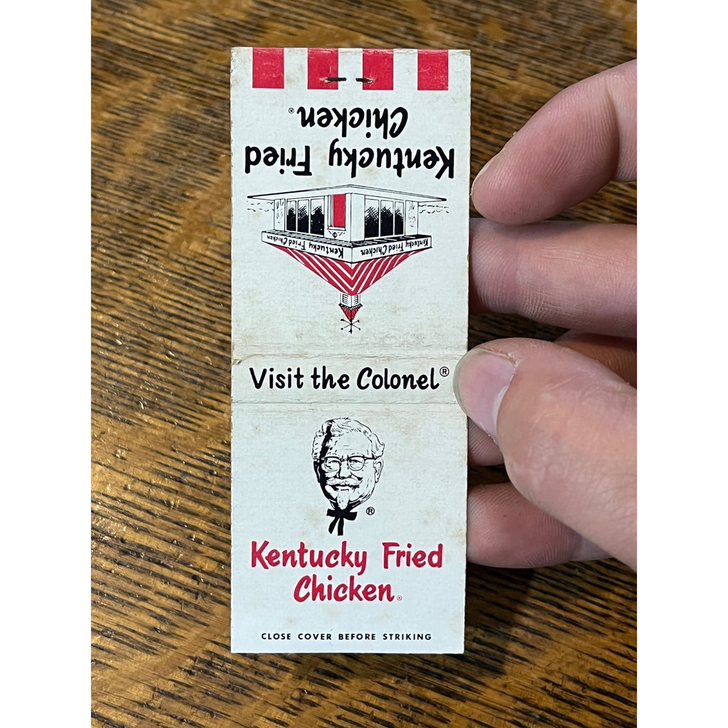 Vintage Matchbook Advertising - Kentucky Fried Chicken