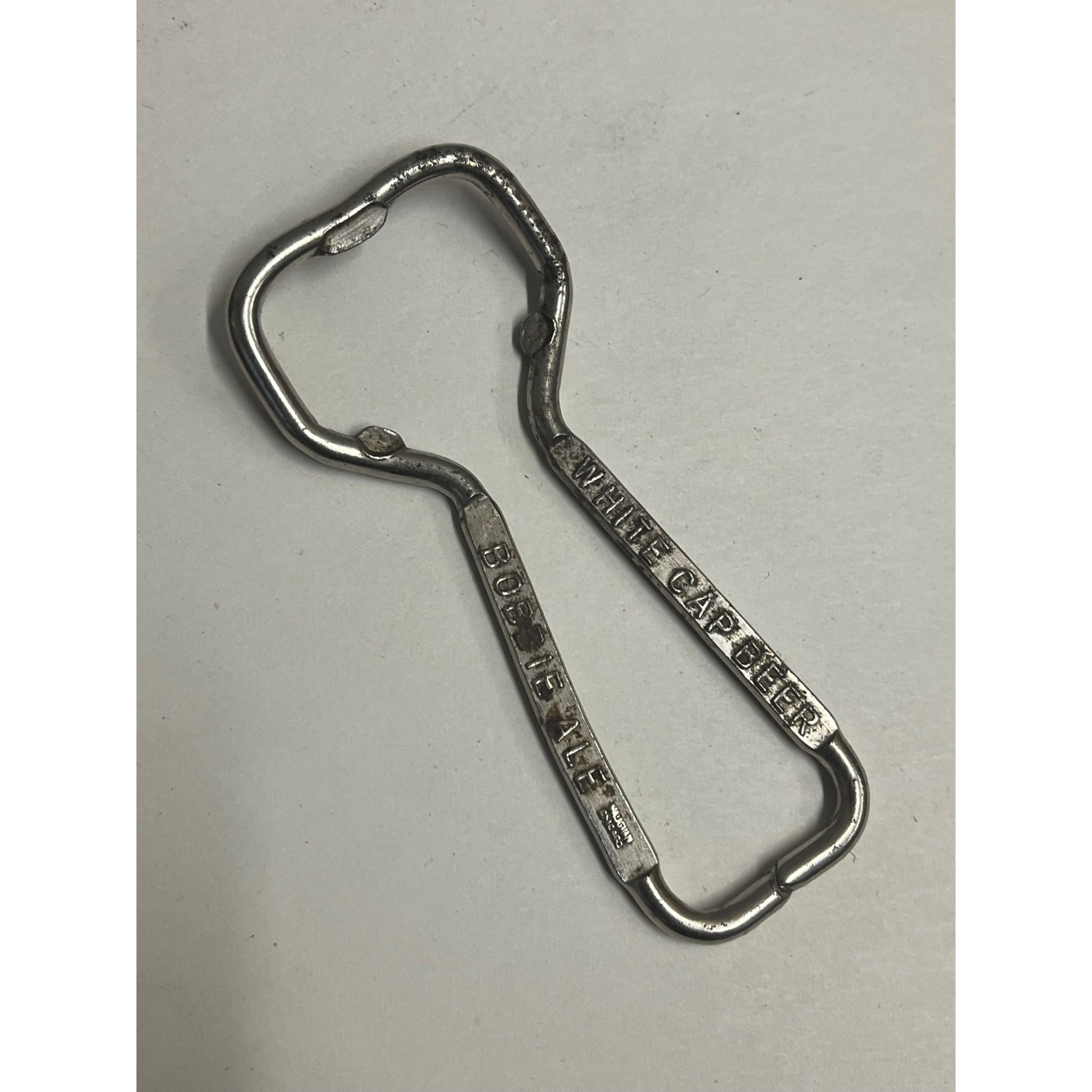 Vintage White Cap Beer Bottle Opener Manitowic Wisconsin Wis